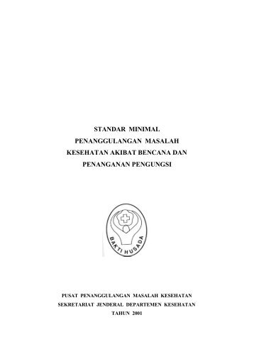 standar minimal penanggulangan masalah kesehatan akibat bencana