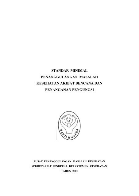 standar minimal penanggulangan masalah kesehatan akibat bencana