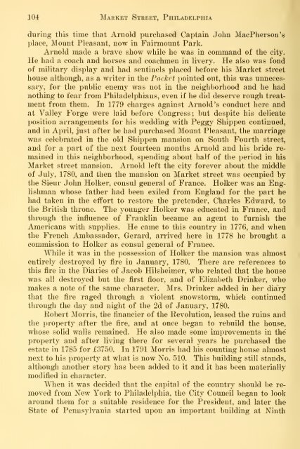 Market street, Philadelphia; the most historic ... - Hay genealogy