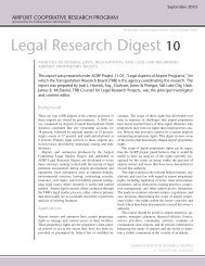 ACRP Legal Research Digest 10