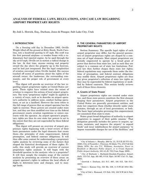 ACRP Legal Research Digest 10