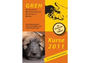 buhu GREH-Kursprogramm_2011.indd - Hundeschule GREH