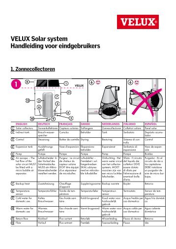 Gebruikershandleiding voor de eindklant - Velux