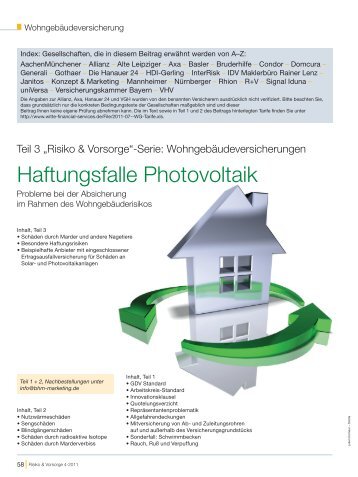 Haftungsfalle Photovoltaik - Finanzarchiv