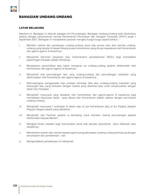 visi misi rasional kulit - Ministry of Housing and Local Government