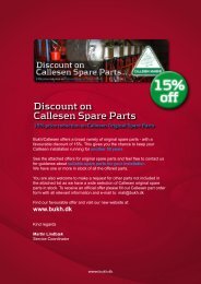 Callesen - Used and Refitted Parts - BUKH A/S