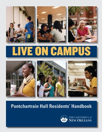Pontchartrain Hall Residents' Handbook - University of New Orleans