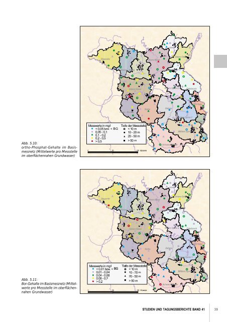 5 Regionale Beschreibung der Grundwasserbeschaffenheit - LUGV