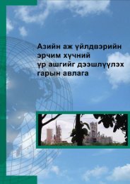 Азийн аж їйлдвэрийн эрчим хїчний їр ашгийг дээшлїїлэх гарын ...