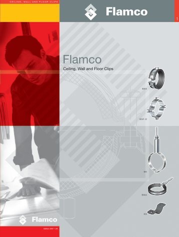 CEILING, WALL AND FLOOR CLIPS - Flamco in the UK