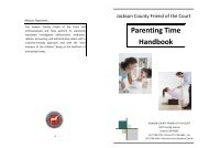 Parenting Time Handbook - Jackson County, Michigan