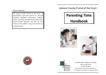 Parenting Time Handbook - Jackson County, Michigan