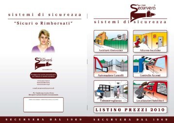 Listino 2010 per il sito in formato PDF - Sbeco.it