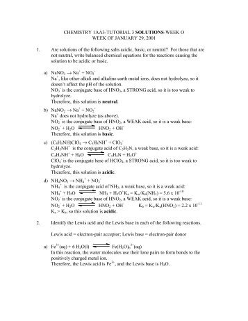 CHEMISTRY 1AA3-TUTORIAL 2-WEEK E