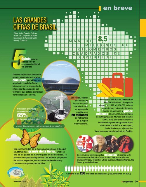 LAS GRANDES CIFRAS DE BRASIL - Revista Perspectiva
