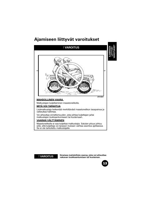 Lataa pdf-tiedosto - Arctic Cat