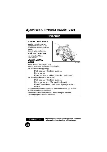 Lataa pdf-tiedosto - Arctic Cat