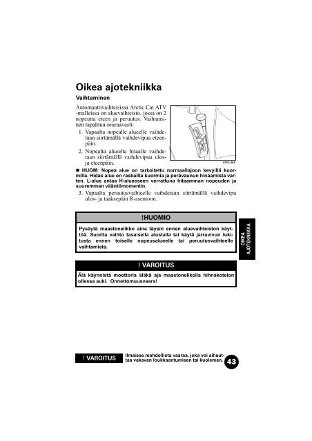 Lataa pdf-tiedosto - Arctic Cat