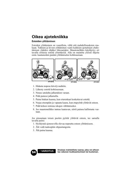 Lataa pdf-tiedosto - Arctic Cat