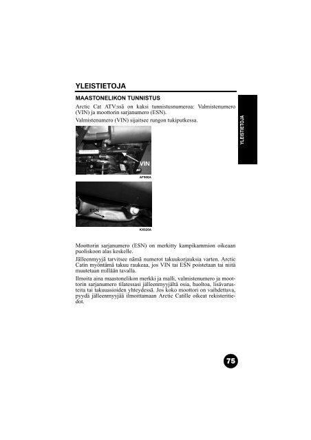 Lataa pdf-tiedosto - Arctic Cat