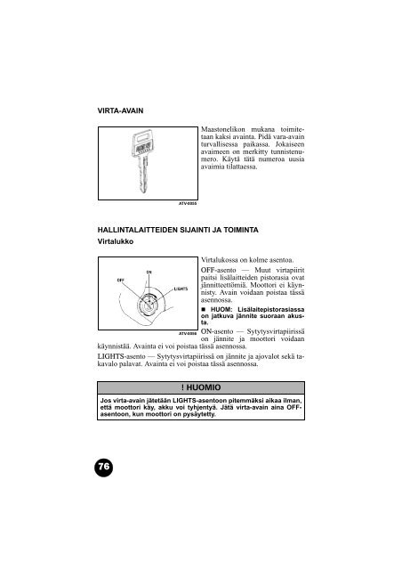 Lataa pdf-tiedosto - Arctic Cat