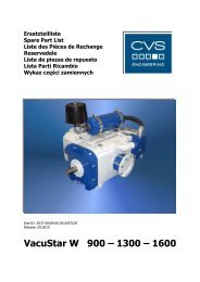 VacuStar W 900 â 1300 â 1600 - CVS Engineering - Compressors