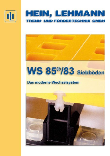 WS 85 - Hein, Lehmann Trenn- und Fördertechnik GmbH