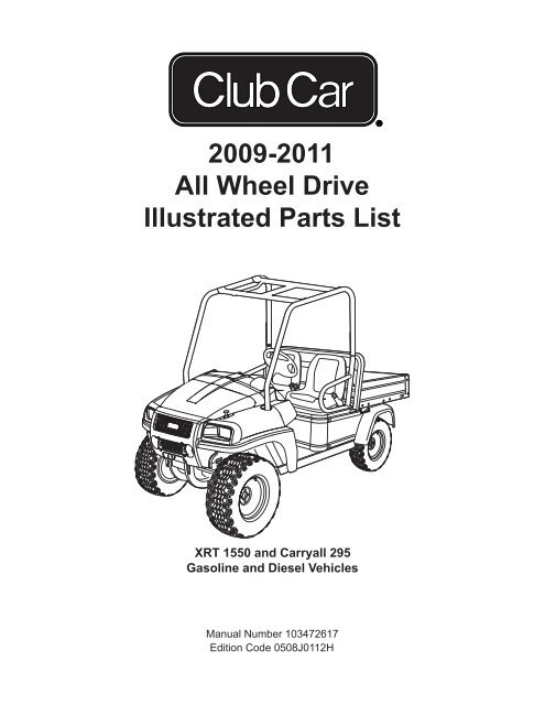 club car carryall 295 parts