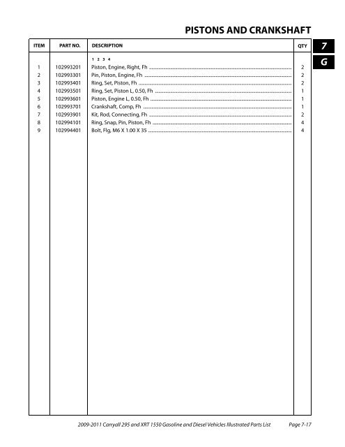 2009-2011 Carryall 295 / XRT 1550 - Mobilicab