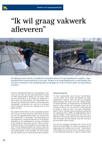 âIk wil graag vakwerk afleverenâ - Wapening in Beton