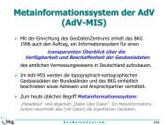 Metainformationssystem der AdV \(AdV-MIS\) - GeoDatenZentrum