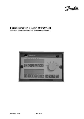 Fernheizregler EWRF 500/20 CM - FernwÃ¤rme-Komponenten