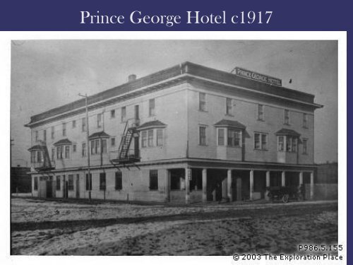 14. Letter from Kirk Gable - Demolition of the Prince George Hotel