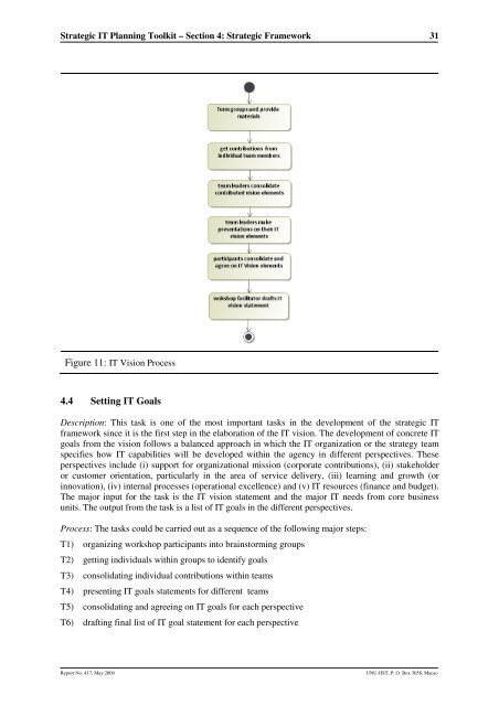 Strategic IT Planning for Public Organizations: A Toolkit - UNU-IIST ...