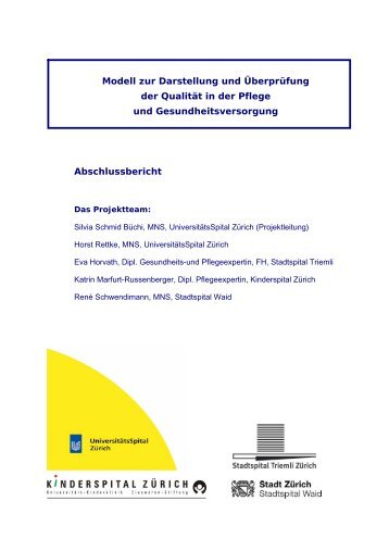 Modell zur Darstellung und ÃberprÃ¼fung der ... - Ãber die AGGP