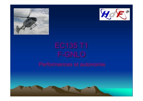 EC135 T1 F-GNLO EC135 T1 F-GNLO - COLMU