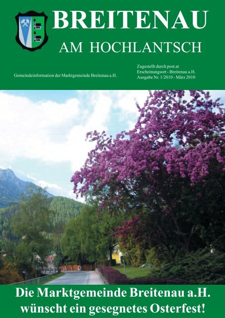 Gemeindeinformation MÃ¤rz 2010 - Breitenau am Hochlantsch