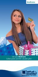 Use your MedCard, Collect points and Win valuable gifts ... - BankMed