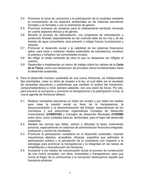 Convocados por el Consejo Nacional de Desarrollo Sostenible ...