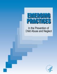 Emerging Practices in the Prevention of Child Abuse and Neglect