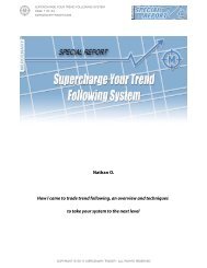 Supercharge Your Trend Following System - Mercenary Trader