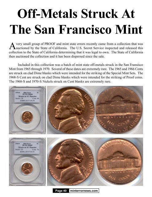 Issue 12 - Mint Error News Magazine