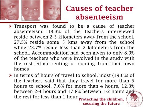 ANPPCAN Presentation on Teacher Absenteeism - Transparency ...