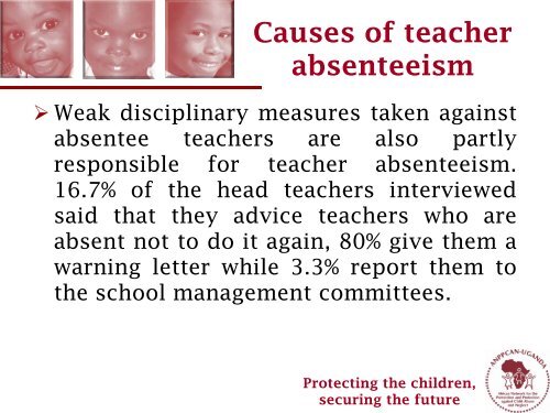 ANPPCAN Presentation on Teacher Absenteeism - Transparency ...