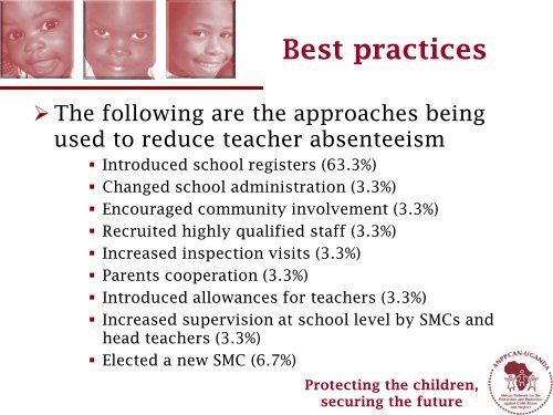 ANPPCAN Presentation on Teacher Absenteeism - Transparency ...