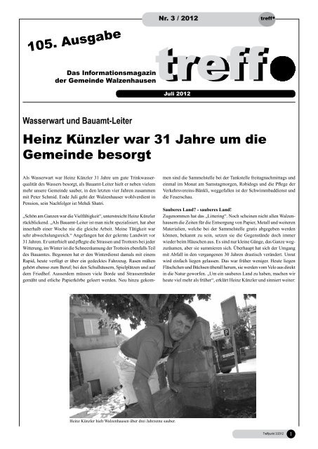 Ausgabe 3/2012 - Walzenhausen