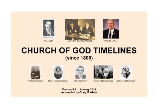 CHURCH OF GOD TIMELINES - Origin of Nations