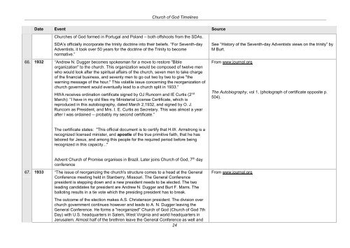 CHURCH OF GOD TIMELINES - Origin of Nations