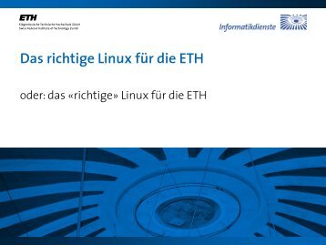 Bericht Fokussitzung Linux - ITEK