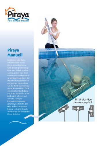 Piraya Manuell - STS Schwimmbad Technik Service